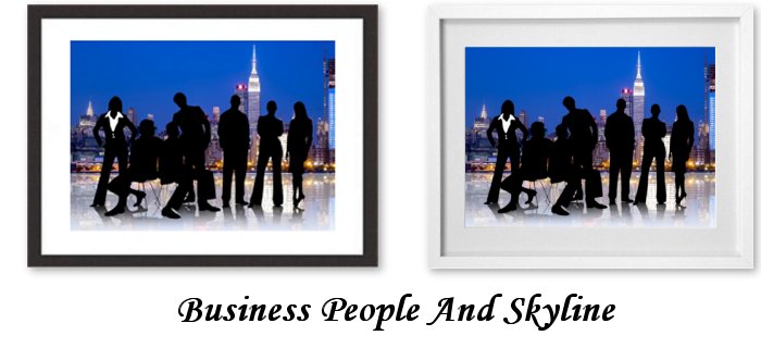 Business People And Skyline
